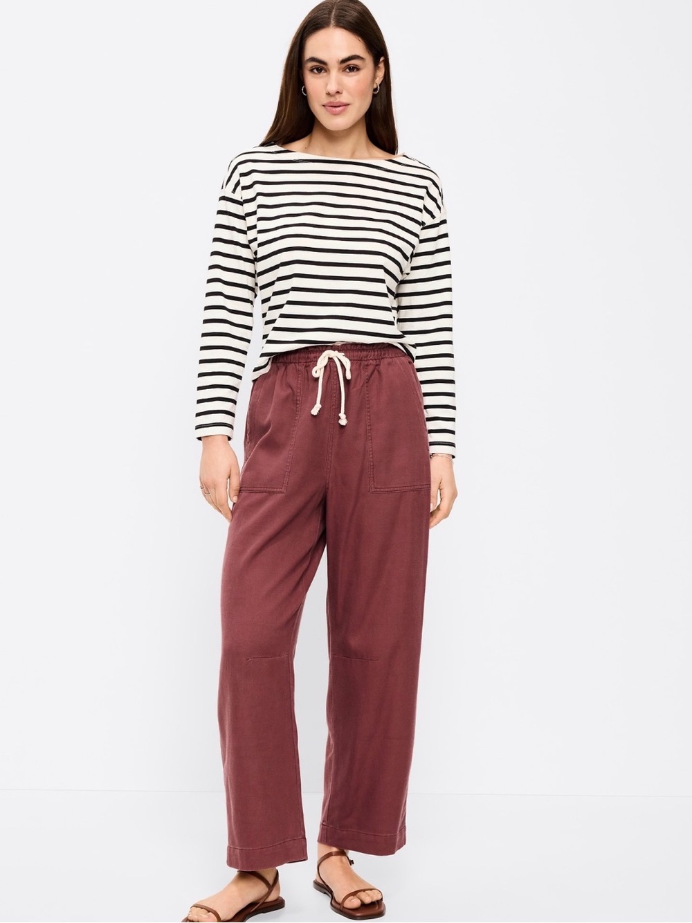 Old Navy High-Waisted Utility Ankle Pants